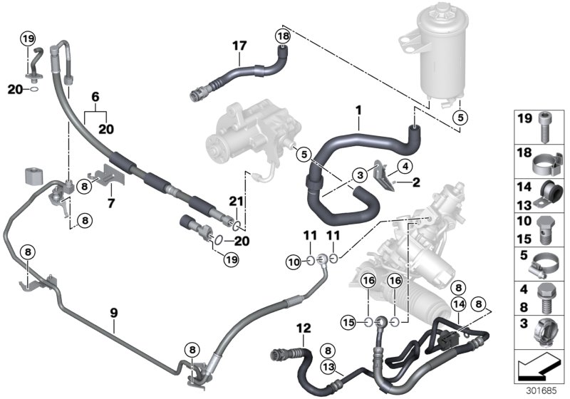 Genuine BMW 32416787708 E70 Expansion Hose Section 2 (Inc. X5 4.8i) | ML Performance UK Car Parts