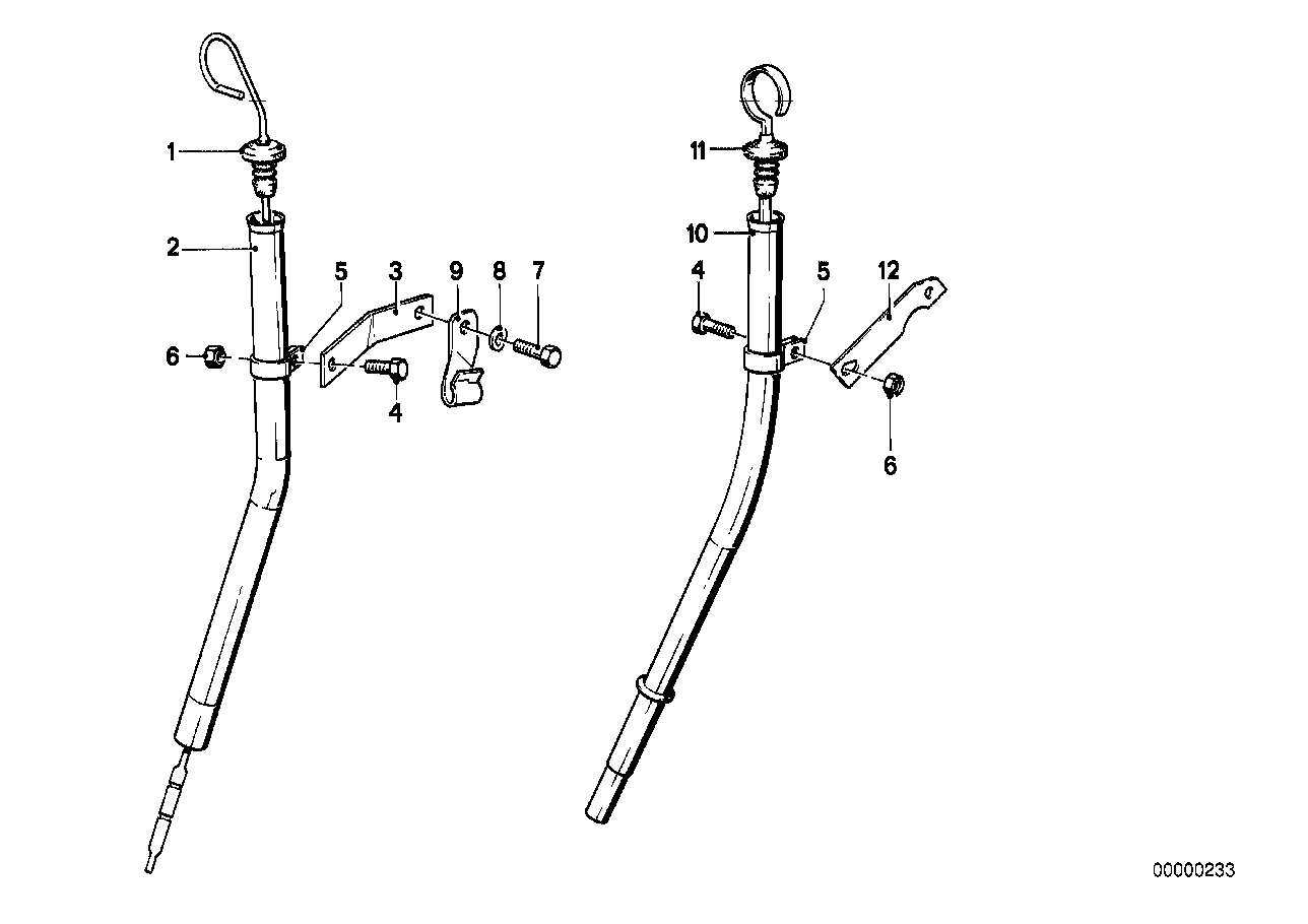 Genuine BMW 11431718863 E30 E34 E28 Dipstick L=533,5mm (Inc. 525e, 525i & 325e) | ML Performance UK Car Parts