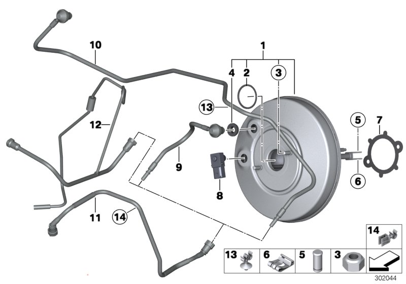 Genuine BMW 11667645464 Clip (Inc. Cooper ALL4, Cooper S ALL4 & JCW ALL4) | ML Performance UK Car Parts