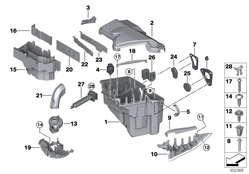 Genuine BMW 12907553969 F15 E70 F16 Bottom Part, E-Box (Inc. X5 3.5d, X6 40dX & X5 M) | ML Performance UK Car Parts