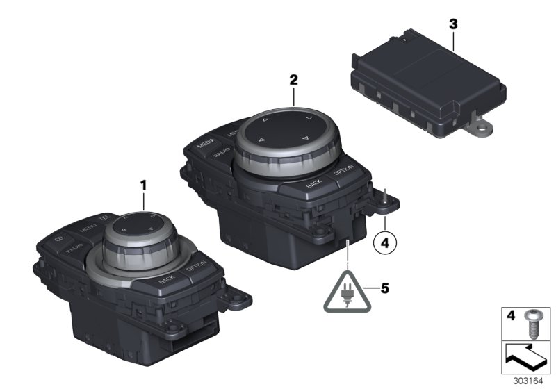 Genuine BMW 65829490071 F13 F06 F12 Controller TOUCH (Inc. 640d, 640iX & ALPINA B6) | ML Performance UK Car Parts