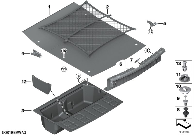 Genuine BMW 51477300369 F30 F80 Cover, Trim Panel, Loading Edge (Inc. 320iX, M3 & 335dX) | ML Performance UK Car Parts