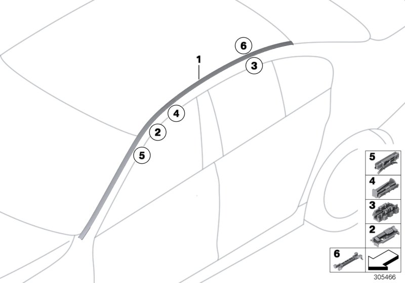 Genuine BMW 51137238257 F11 F10 Clip, Bottom Part (Inc. 520dX) | ML Performance UK Car Parts