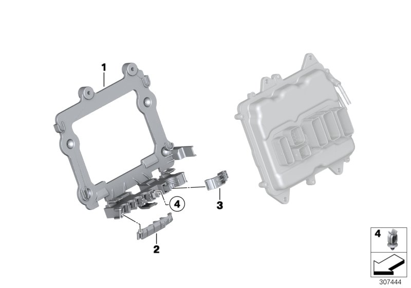 Genuine BMW 12527843902 F13 Bracket For Tension Relief (Inc. M5 & M6) | ML Performance UK Car Parts