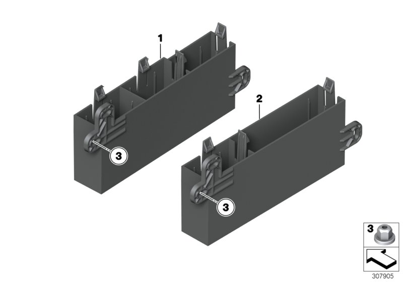 Genuine BMW 61359305948 Equipment Module, Luggage Compartment (Inc. 650i, 640i & 550iX 4.4) | ML Performance UK Car Parts