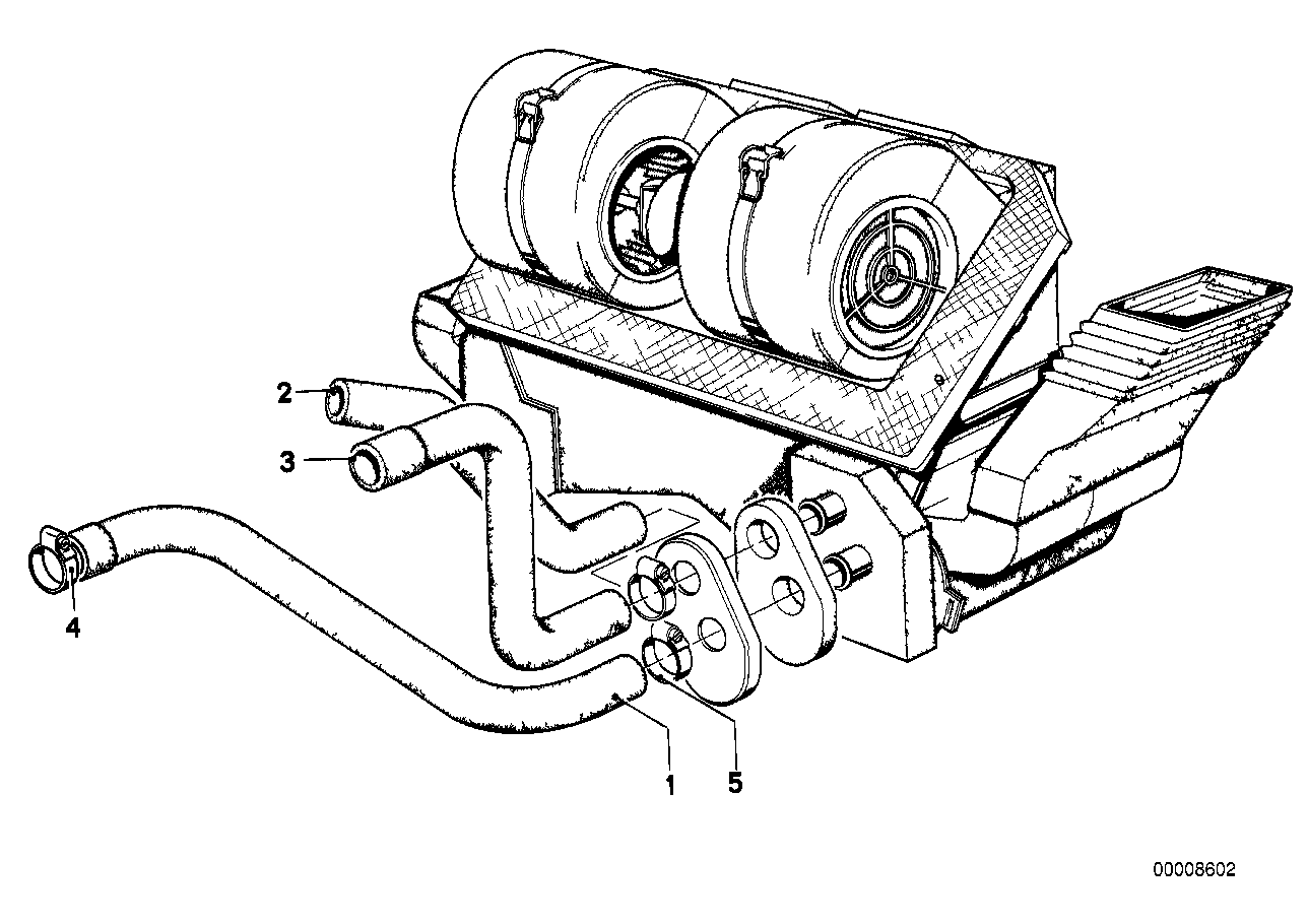 Genuine BMW 64211369934 E24 Hose, Inlet (Inc. 633CSi, 635CSi & 628CSi) | ML Performance UK Car Parts