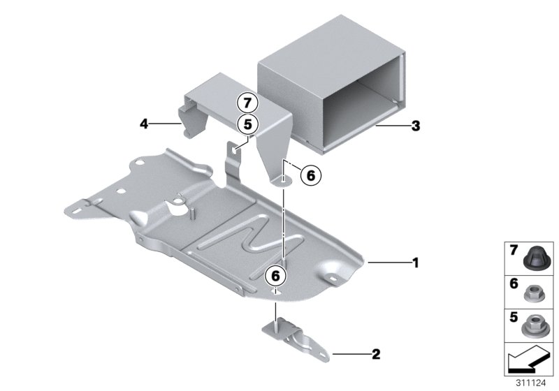 Genuine BMW 61217599099 F11 F07 Snap-Lock Coupling KD10 (Inc. 535dX, 523i & 520d) | ML Performance UK Car Parts