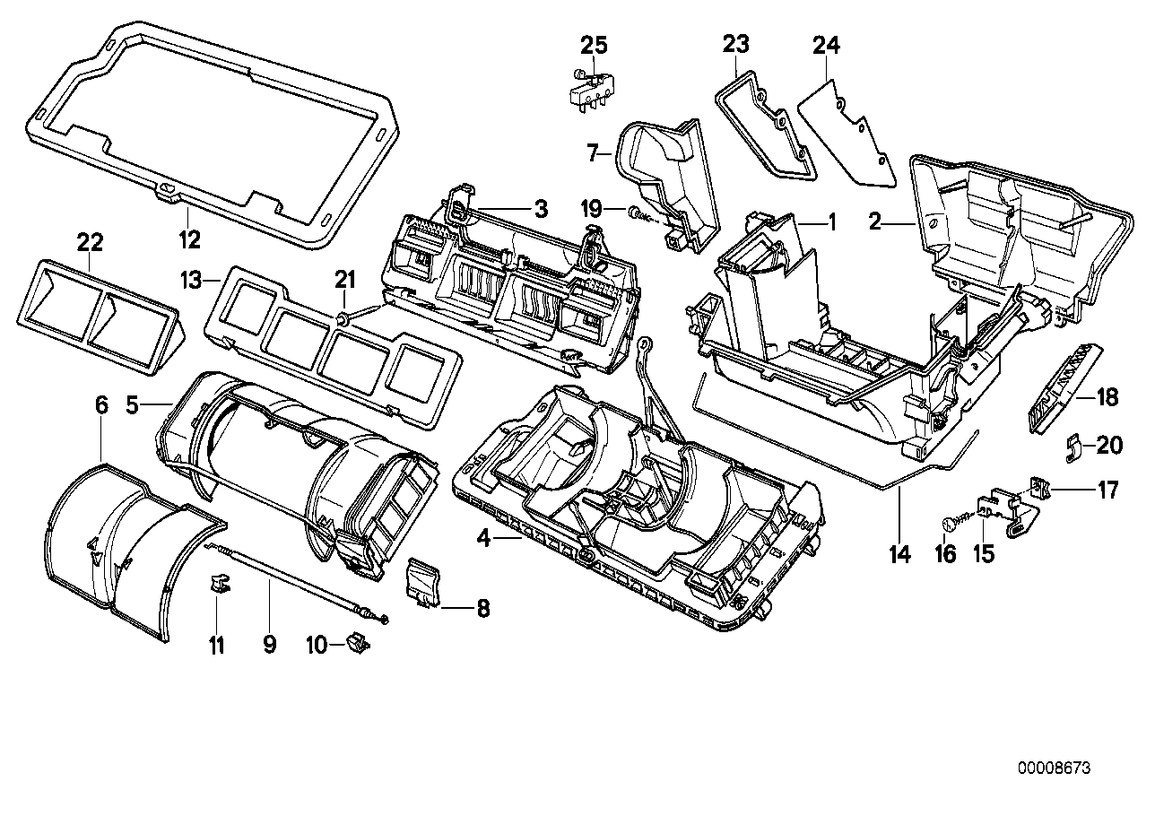 Genuine BMW 64111388906 E34 E32 Housing Bottom (Inc. 750iL, 735iL & 730iL) | ML Performance UK Car Parts