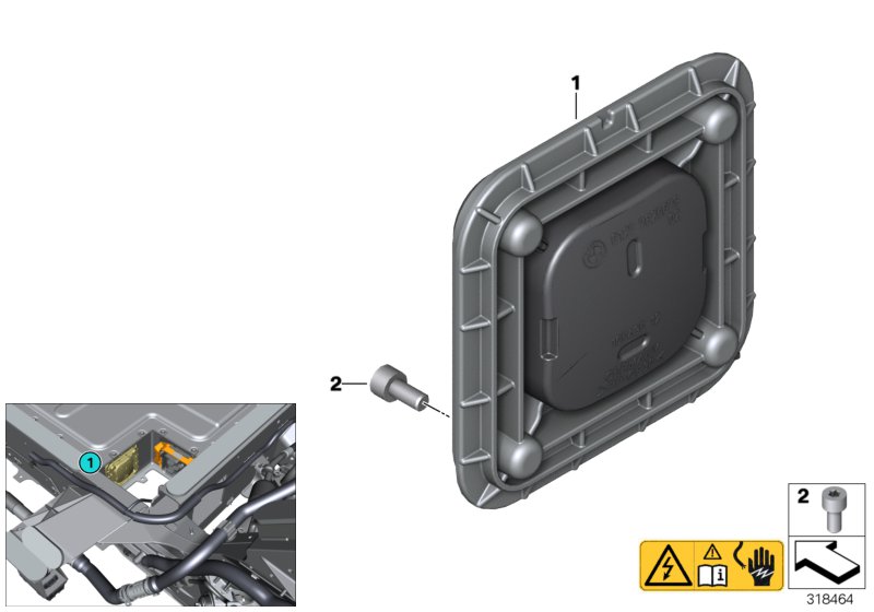 Genuine BMW 61277625079 Vent Unit (Inc. i3) | ML Performance UK Car Parts