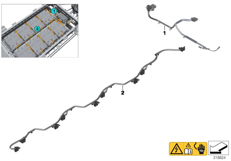 Genuine BMW 61278645168 Csc Wiring Harness (Inc. i3) | ML Performance UK Car Parts