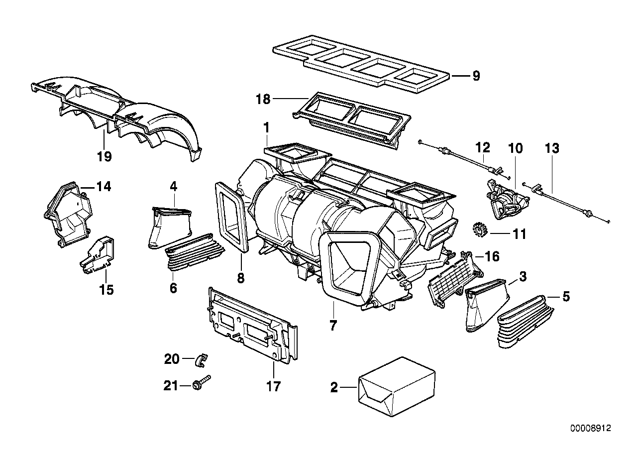 Genuine BMW 64118391812 E38 Sealing Frame (Inc. 750iLP, 740i & 740iL) | ML Performance UK Car Parts