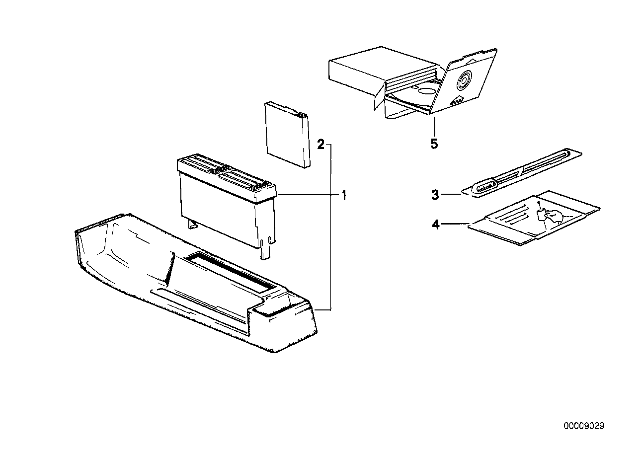 Genuine BMW 65141374484 E23 E24 E36 Cassettedrawer (Inc. 318d, 318Ci & Z3 2.0) | ML Performance UK Car Parts