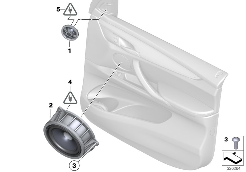 Genuine BMW 65139286367 F16 F15 Midrange Speaker For Hifi Syste(Inc. X6 50iX & X5) | ML Performance UK Car Parts