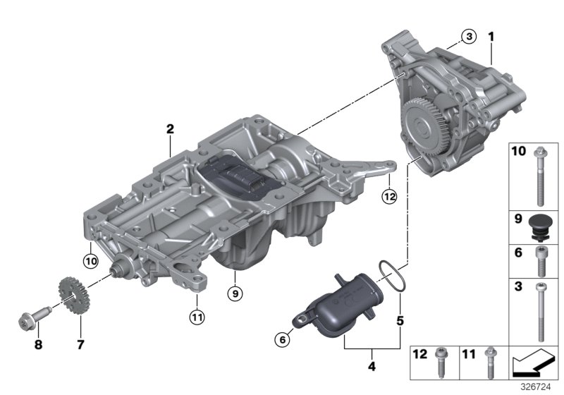 Genuine BMW 11277632111 F30 F31 Counterbalance Shaft Unit (Inc. X6 28iX, 220i & Z4 28i) | ML Performance UK Car Parts