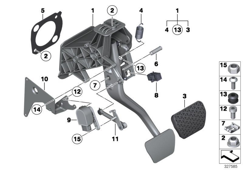 Genuine BMW 35006855307 F02 F01 F10 Coupling Element (Inc. Hybrid 7L, Hybrid 5 & Hybrid 7) | ML Performance UK Car Parts