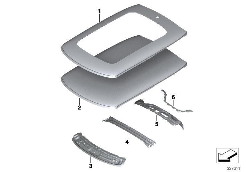 Genuine BMW Mini 41007374266 F55 F56 Molding, Rear Window Frame, Right (Inc. One First, Cooper SE & Cooper S) | ML Performance UK Car Parts