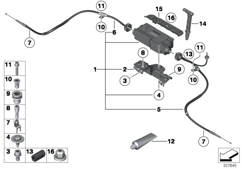 Genuine BMW 34436877316 Actuator With Control Unit (Inc. Hybrid 7, 750iX & 760i) | ML Performance UK Car Parts