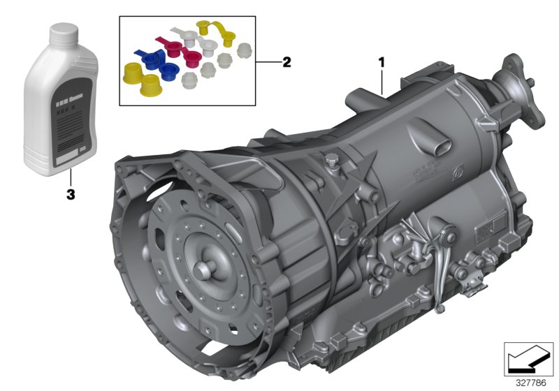 Genuine BMW 24007642274 Exch. Automatic Transmission Eh GA8HP45Z (Inc. 535i) | ML Performance UK Car Parts