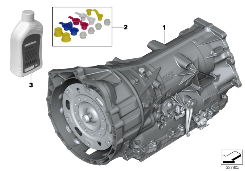 Genuine BMW 24008601698 F25 Exch. Automatic Transmission Eh GA8HP45X (Inc. X3 35iX) | ML Performance UK Car Parts