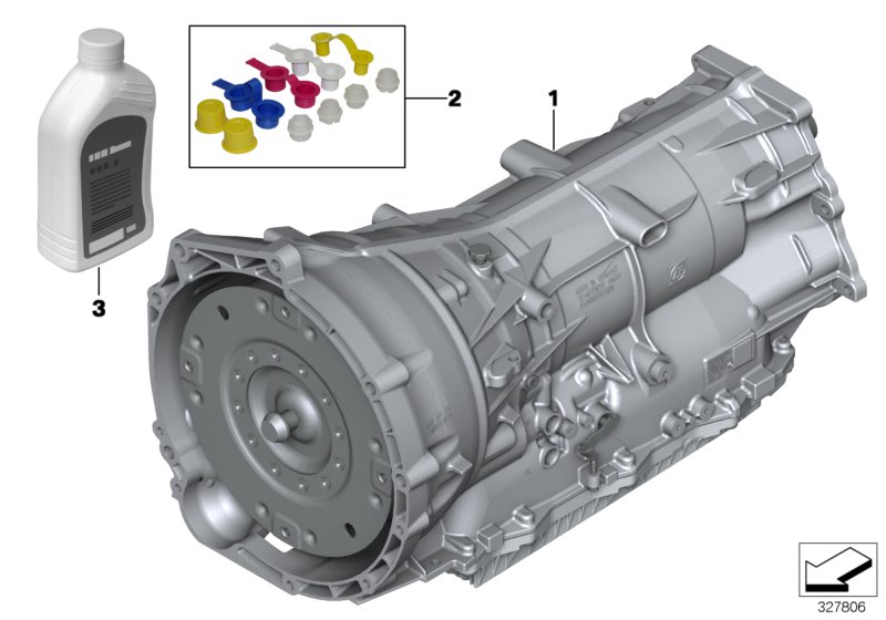 Genuine BMW 24007642253 E84 Exch. Automatic Transmission Eh GA8HP45X (Inc. X1 18dX & X1 20dX) | ML Performance UK Car Parts