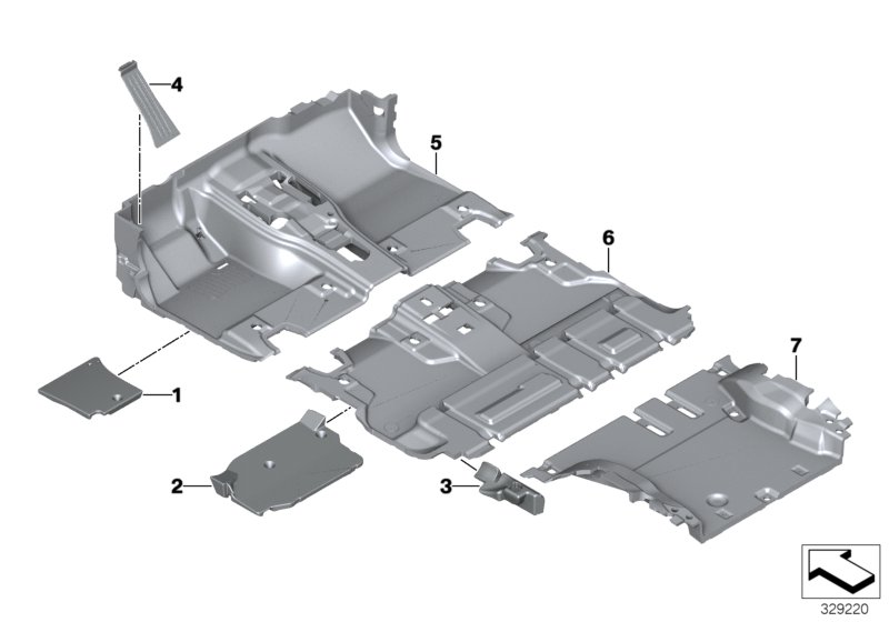 Genuine BMW 51477326335 Floor Covering Rear SCHWARZ (Inc. X5) | ML Performance UK Car Parts