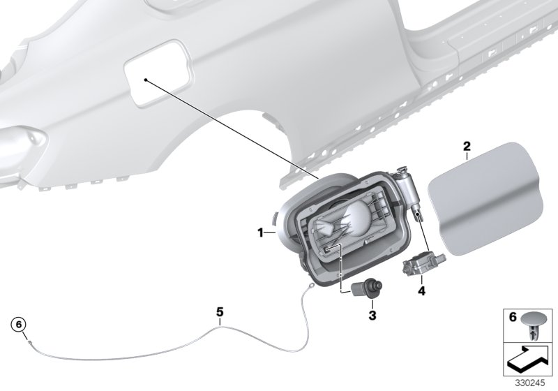 Genuine BMW 51177270761 F32 F82 Cover Pot (Inc. 428iX, 420d & 418d) | ML Performance UK Car Parts