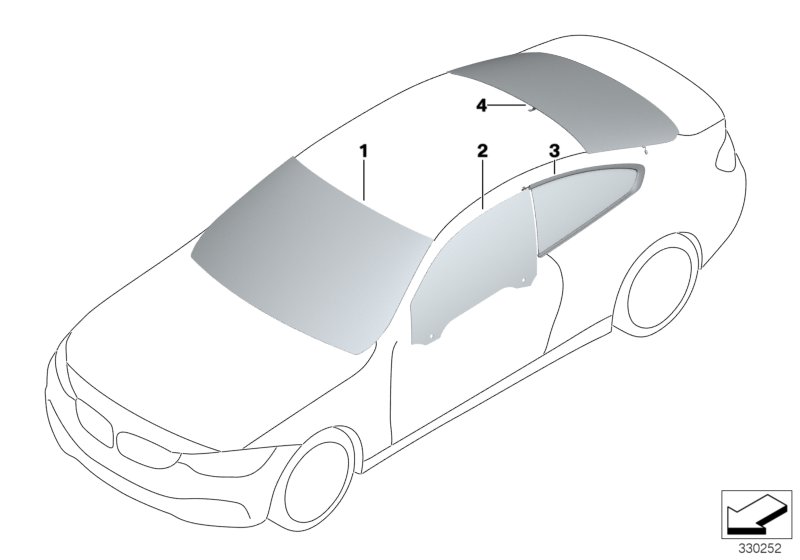 Genuine BMW 51317285927 F36 F82 Drip Moulding, Left (Inc. 440i, 418i & 430i) | ML Performance UK Car Parts