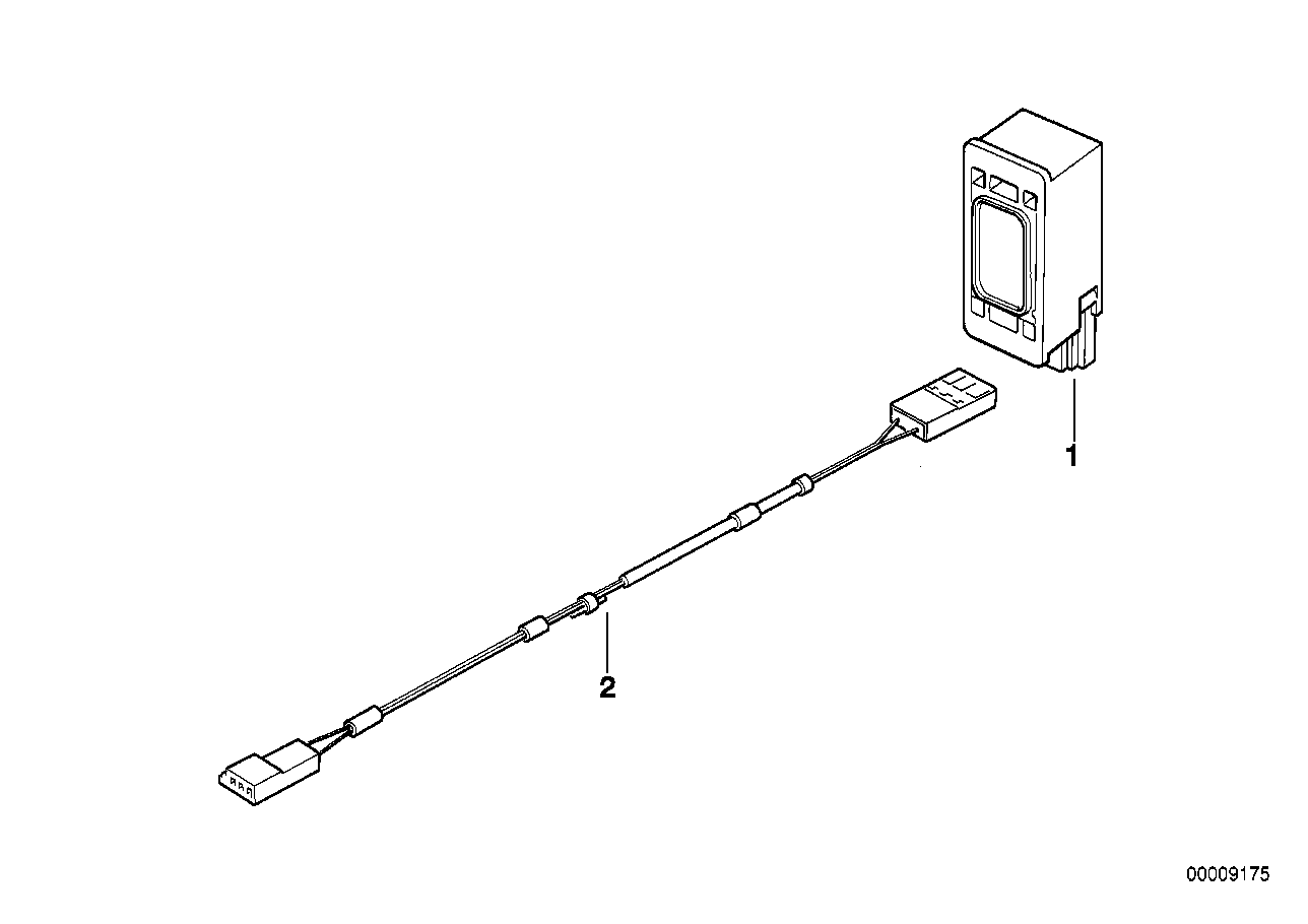 Genuine BMW 61128373781 E39 Hands Free Telephone Microphone Wiring (Inc. 520i) | ML Performance UK Car Parts