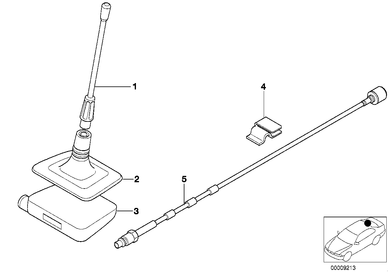 Genuine BMW 84506907305 E39 Connecting Box (Inc. 523i, 520d & 525tds) | ML Performance UK Car Parts