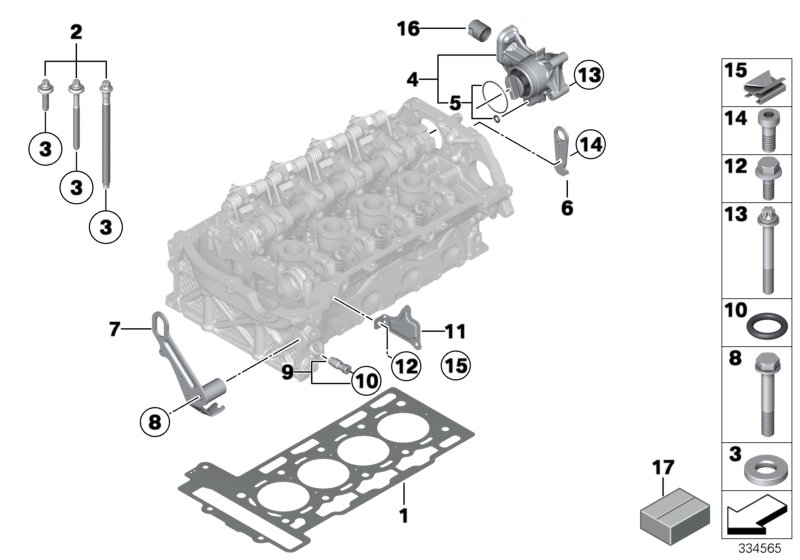 Genuine BMW 11127595138 F20 F21 F30 Cylinder Head Gasket Asbestos-Free 0,90mm (Inc. 316i, 116i & 118i) | ML Performance UK Car Parts