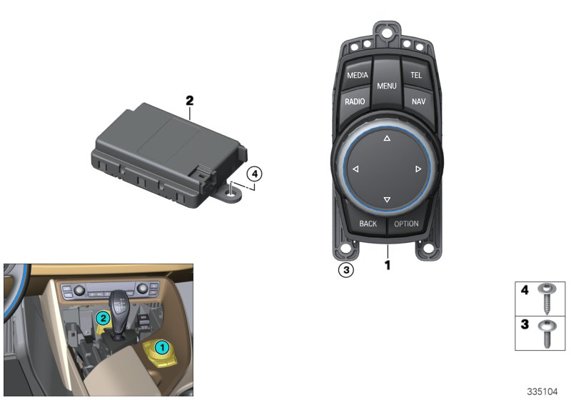 Genuine BMW 65826995614 Controller TOUCH (Inc. i8) | ML Performance UK Car Parts