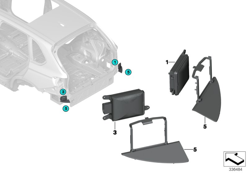 Genuine BMW 66327851014 Screening, Right (Inc. X5 M) | ML Performance UK Car Parts