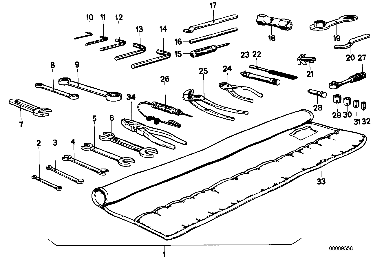 Genuine BMW 71111237868 Socket Wrench 10 (Inc. R50/5 & R90/6) | ML Performance UK Car Parts