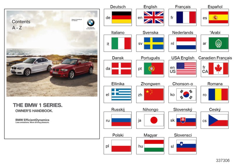 Genuine BMW 01402911200 Owner's Manual For E82, E88 W/O Idrive EN US (Inc. 128i & 135i) | ML Performance UK Car Parts