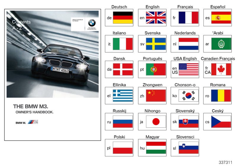 Genuine BMW 01402918920 E93 E92 Supplementary Manual E92 M3, E93 M3 EN US (Inc. M3) | ML Performance UK Car Parts