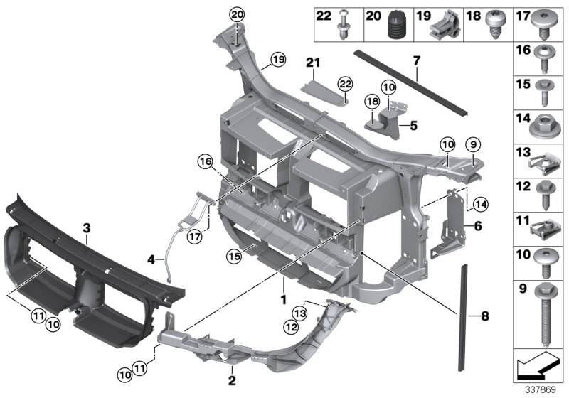 Genuine BMW 51642990177 E84 Brace For Catch (Inc. X1 35iX) | ML Performance UK Car Parts