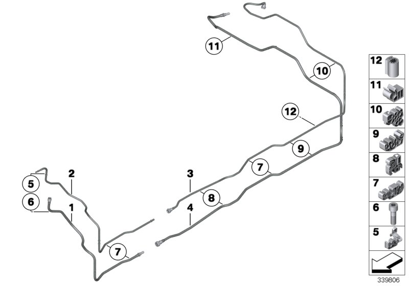 Genuine BMW 16127228004 RR4 Scavenge Air Line (Inc. Ghost, Hybrid 7 & Hybrid 7L) | ML Performance UK Car Parts