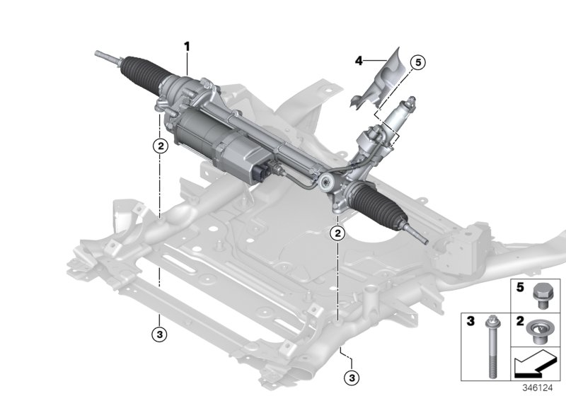 Genuine BMW 32106859007 F15 F16 Steering Box Heat Resistant Plate (Inc. X5) | ML Performance UK Car Parts