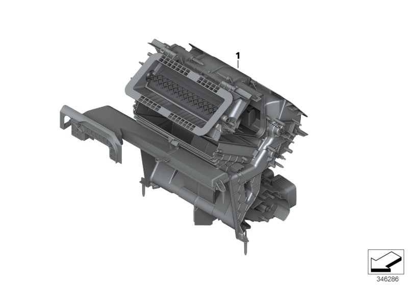 Genuine BMW 64119291190 F15 F16 Distribution Housing, A/C With Preheater (Inc. X5) | ML Performance UK Car Parts