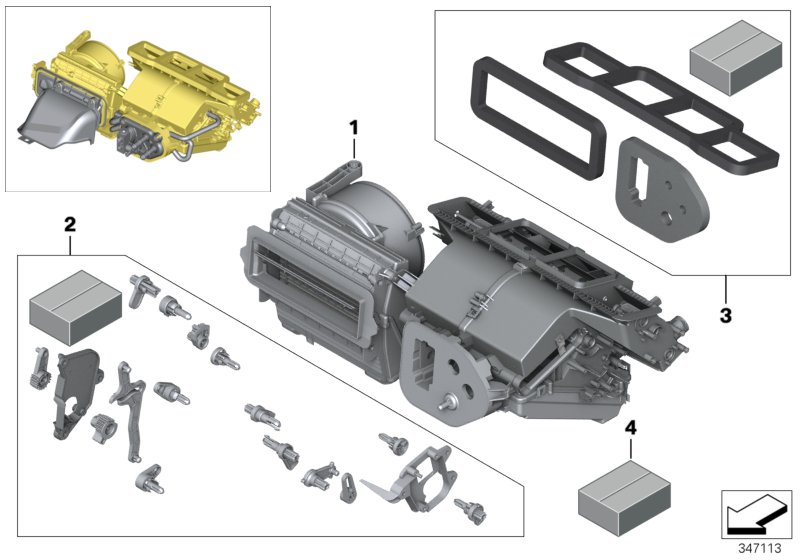 Genuine BMW 64119210756 I15 I12 E89 Set Small Parts F Air Cond.Adjust.Lever (Inc. Z4 28i, Z4 35i & Z4 30i) | ML Performance UK Car Parts