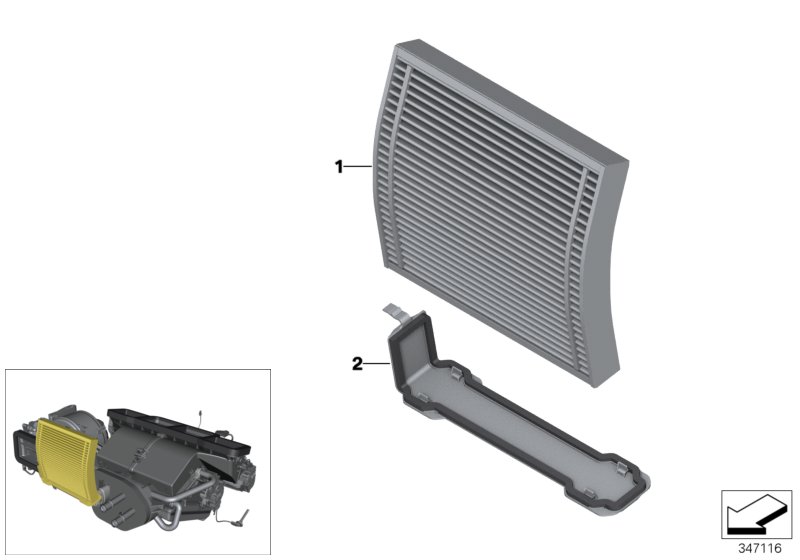 Genuine BMW 64119210734 E89 Cover (Inc. i8, Z4 20i & Z4 28i) | ML Performance UK Car Parts