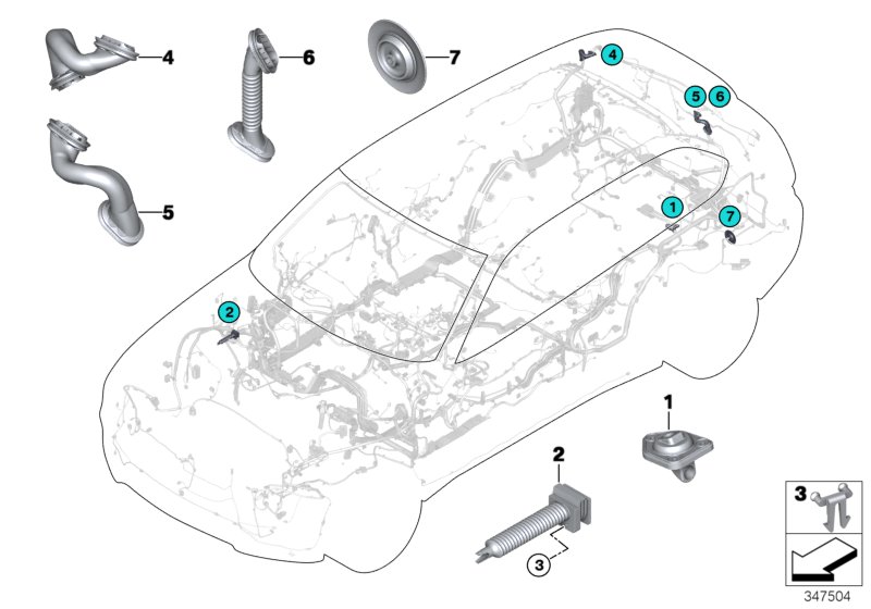 Genuine BMW 61139305258 F15 F16 Grommet (Inc. X5) | ML Performance UK Car Parts