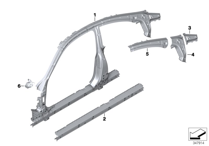 Genuine BMW 41008063222 F82 Bracket, Front Brace, Right (Inc. M4, M4 CS & M4 GTS) | ML Performance UK Car Parts