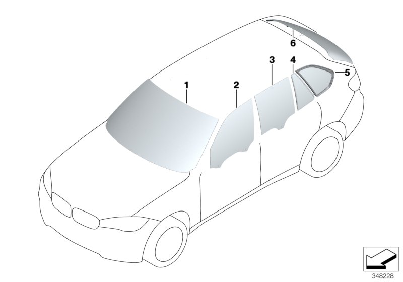 Genuine BMW 51317292394 F15 Cover, Windshield, Top (Inc. X5) | ML Performance UK Car Parts