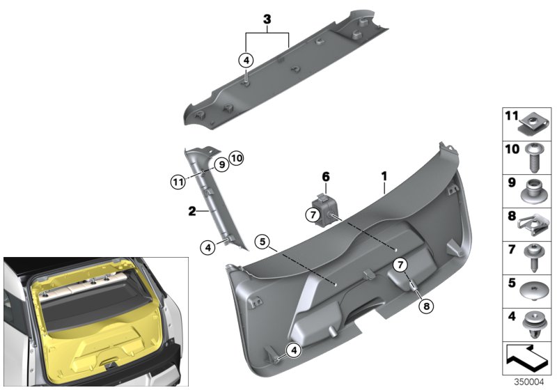 Genuine BMW 51007390375 Button (Inc. i3s 120Ah Rex) | ML Performance UK Car Parts