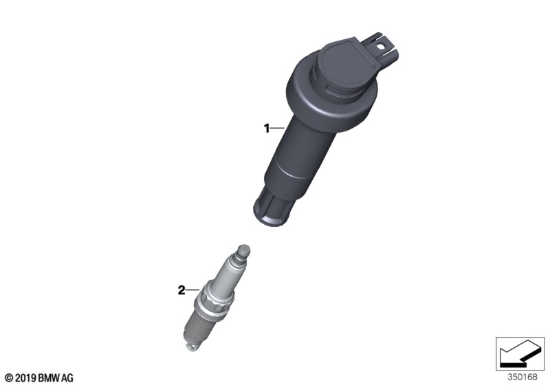 Genuine BMW 12138569194 Spark-Plug Shaft Ignition Coil (Inc. i3s 94Ah Rex, i3 120Ah Rex & i3s 120Ah Rex) | ML Performance UK Car Parts