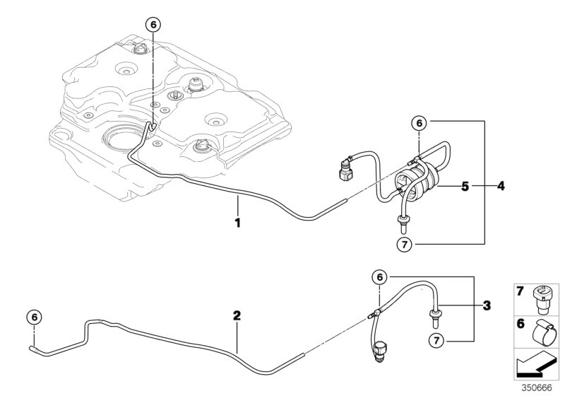 Genuine BMW 16197210528 E70 F15 E71 Cap (Inc. X5) | ML Performance UK Car Parts