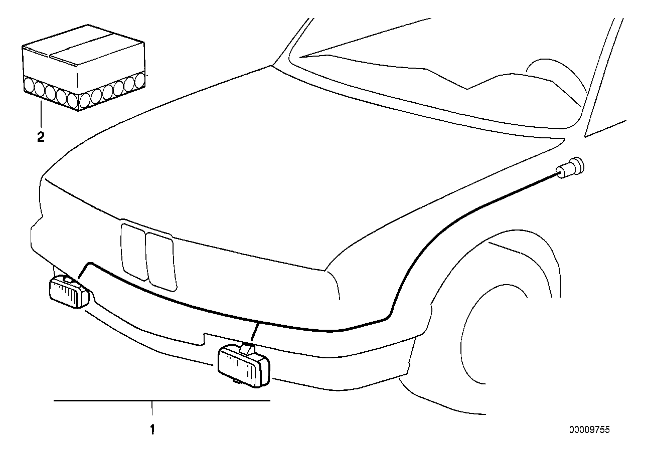 Genuine BMW 61318353503 E36 Switch Fog Lamp And Fog Tail Lamp (Inc. 316i 1.9, 318tds & 316g) | ML Performance UK Car Parts