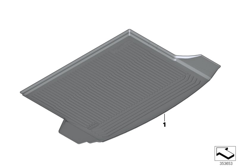 Genuine BMW 51472210728 Fitted Luggage Compartment Mat (Inc. 640d, 640i & 640dX) | ML Performance UK Car Parts