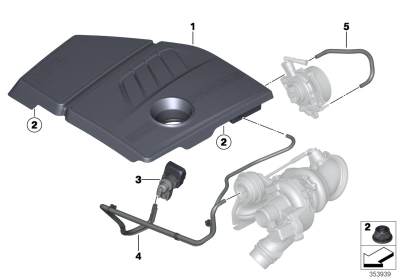 Genuine BMW 11657608121 F20 F31 Vacuum Pipe (Inc. 116i, 118i & 316i) | ML Performance UK Car Parts